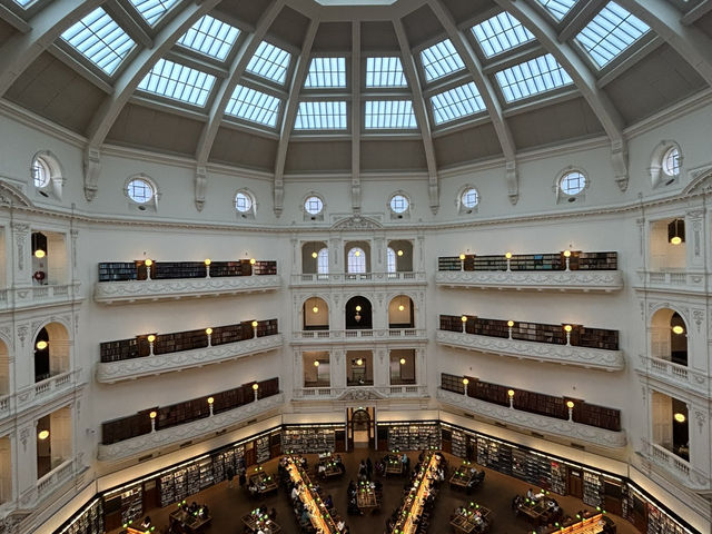 Beautiful State Library Victoria in Melbourne!