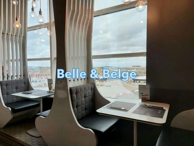 Brasserie บรรยากาศดีที่สนามบิน Brussels