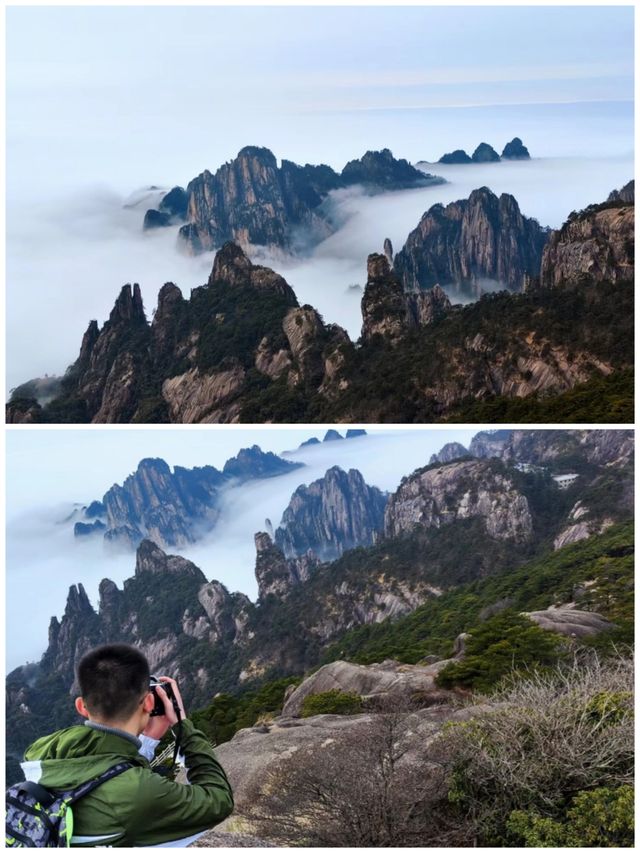 去了黃山才知道，水墨畫還是太保守了