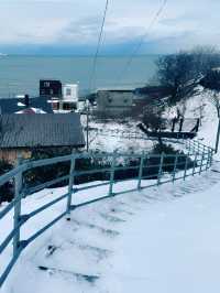 北海道必打卡～朝里～冬日裡最美海岸線