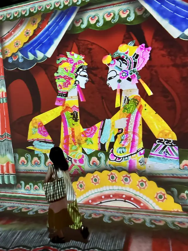 Chinese aesthetics YYDS! Step into the magnificent shadow puppetry immersive art exhibition