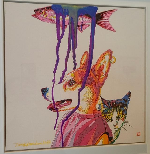 唐雲輝當代藝術展，誰能拒絕狗狗呢？
