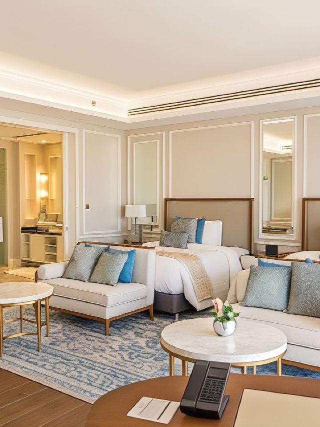 🌴✨ Bahrain's Beachfront Bliss: Royal Saray Resort 🏖️✨