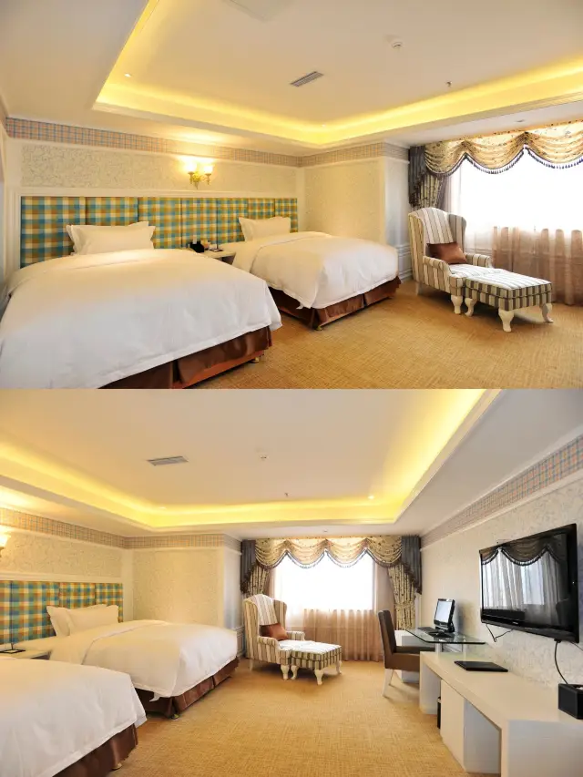 Executive Twin Room in a top hotel in Jiangyou.