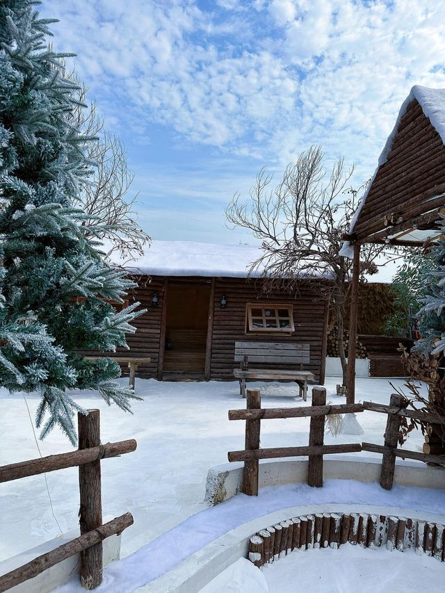 深圳雪景木屋阿勒泰！。