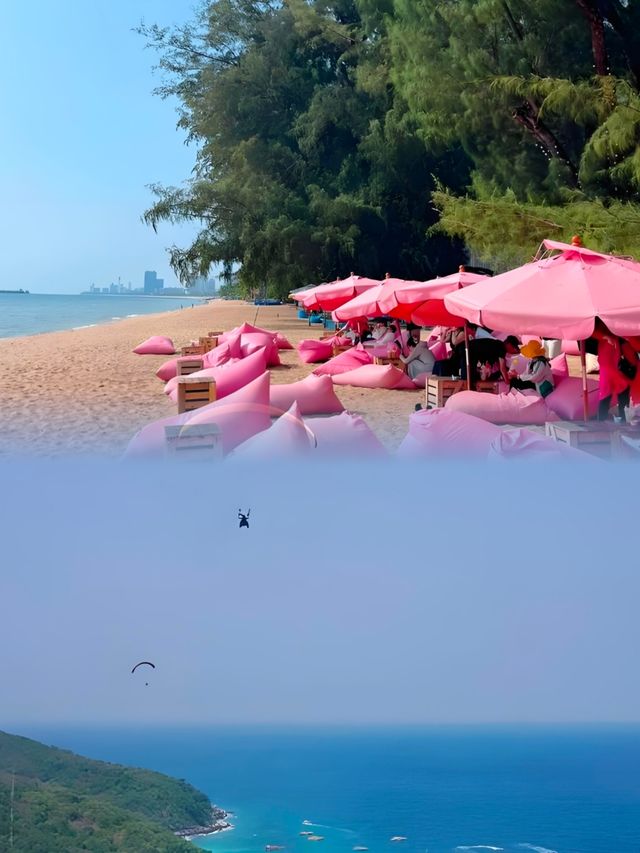 在芭堤雅，不可錯過的Tutu Beach滑翔傘，體驗不同風景