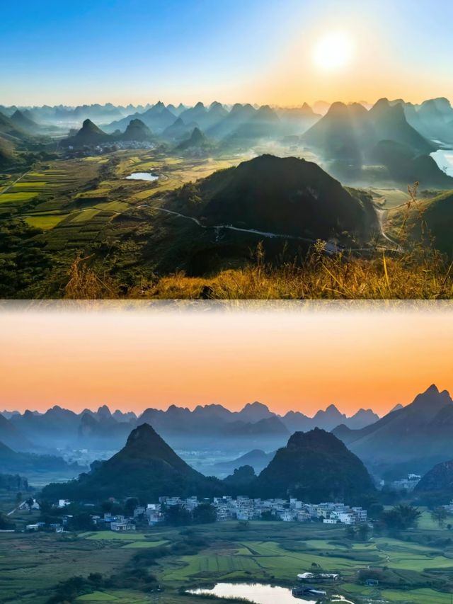 央視力薦的天等劍龍山—真的很美