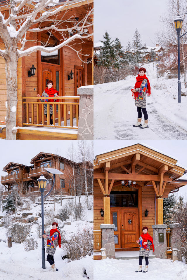 東北「小瑞士」，睡進粉雪奇境