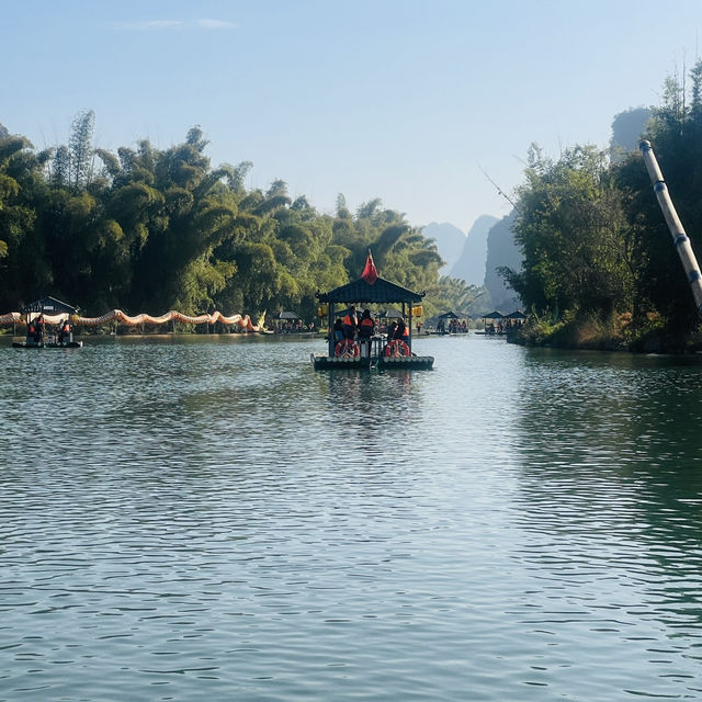 Yangshuo Bamboo Rafting experience 🇨🇳
