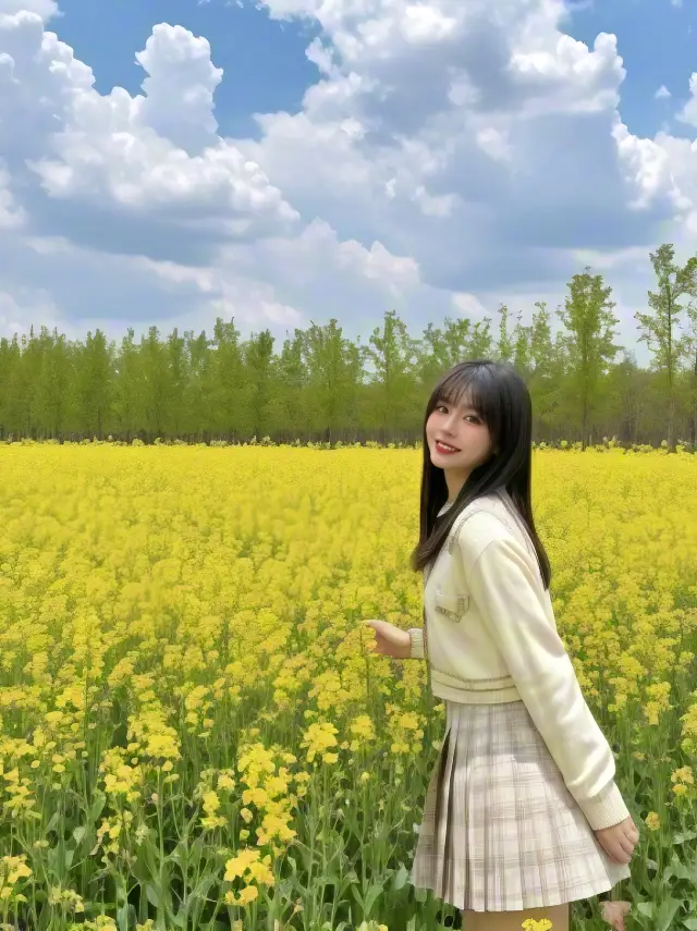Wuyuan Rapeseed Flowers in Spring | Jiangling Terraces, a Visual Feast of Golden Waves