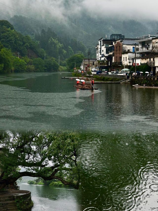 落雨嘅婺源，先至係真正嘅婺源