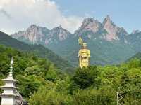 去咗九華山一趟，心裡面嗰啲嘢忽然間就落晒地