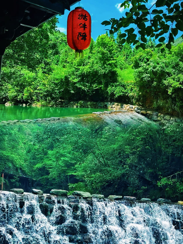 暴雨後的牯牛降 我闖進了現實版 阿凡達雨林 最推薦： 1. 龍門潭玻璃水跳水  翡翠色水潭（安徽
