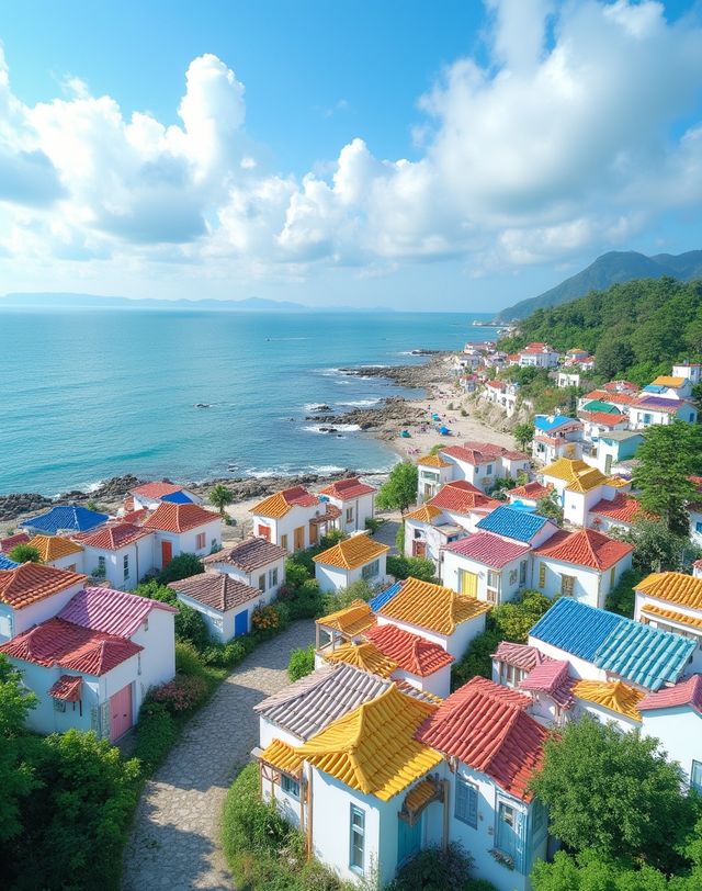 七彩漁村童話世界｜中國的“五漁村”、“彩虹村”｜“彩色王國”