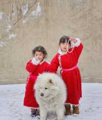 冬日童話屋住進九寨溝的雪花秘境裡！