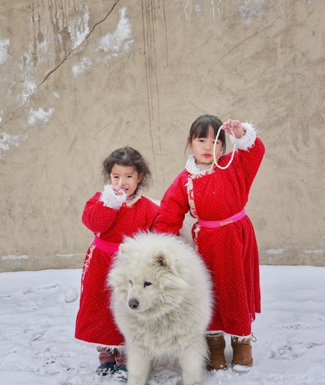 冬日童話屋住進九寨溝的雪花秘境裡！