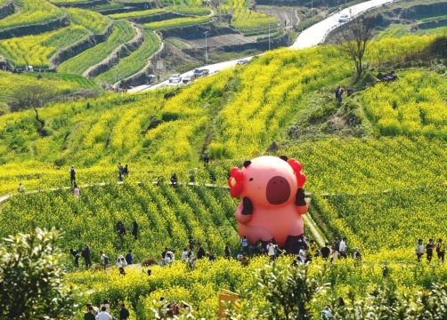 來浙江覆厄山看油菜花，免費且有冰川石浪｜Trip.com 紹興