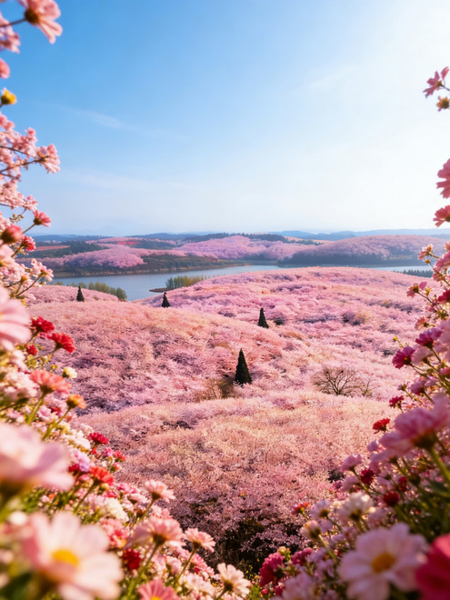 貴安桜園｜世界最大の桜の海、3月の貴州はピンクの童話が隠れている
