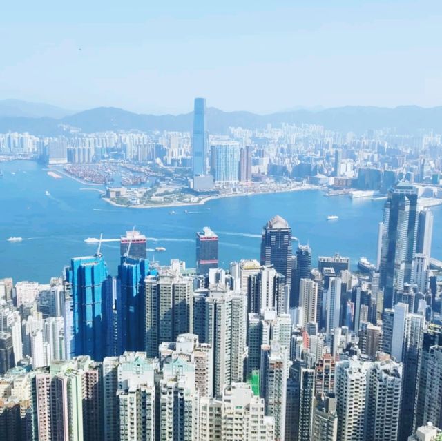 最愛去香港太平山山頂！山頂廣場！