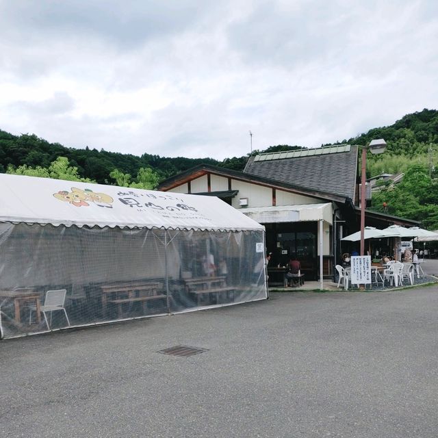 道の駅de愛ほっこり見山の郷　アユ釣り・夜はホタルの名所