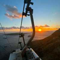 EXPERIENCING THE GONDOLA LIFT IN FIRA!