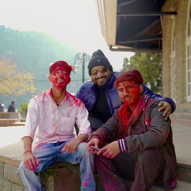 Holi celebrations in Shimla 