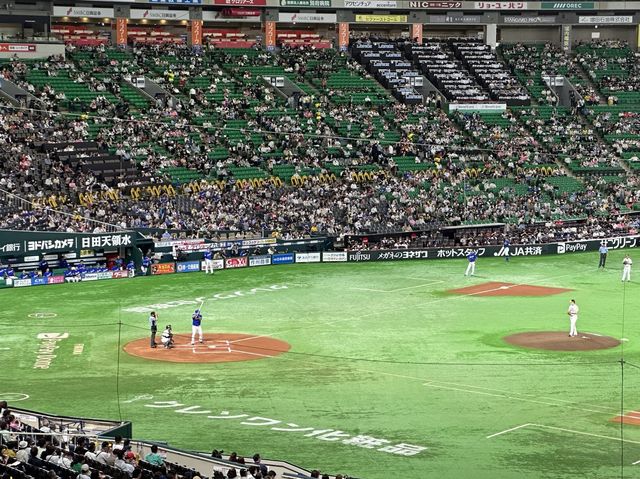 福岡・百道浜。『福岡PayPayドーム』で野球観戦。