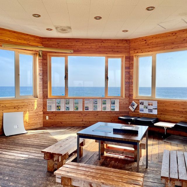【北海道】離島の絶景！沓形岬公園ミニビジターセンター