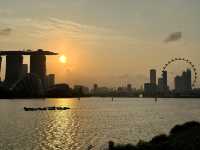 Sunset At Marina Barrage Is Amazing🌇🪁🌊❤️