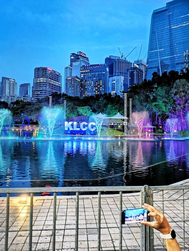 KLCC Park's night and day!