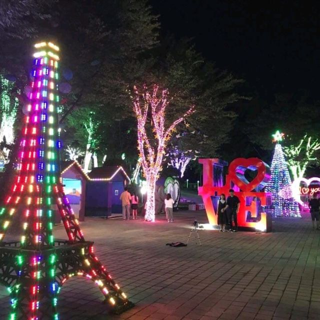 韓國冬天最有名 看夜燈🌟 安山星光村