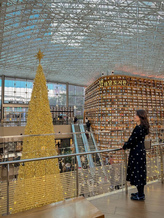 서울 실내데이트 하기좋은 코엑스 별마당도서관 트리