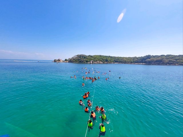 ดำน้ำ3เกาะระยองน้ำใสมาก​🌊มันนอก​ มันใน​เกาะทะลุ