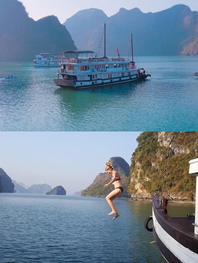 Wonderful sailing along Halong Bay