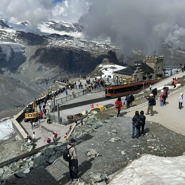 Cloudy day in Gornergrat