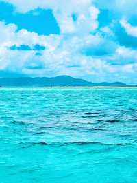 【絶景】真っ白な砂浜と青い空のコントラストが美しい幻の島🏖