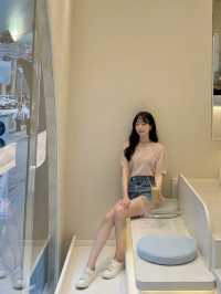 灣仔粉藍色清新打卡咖啡店-in:joi