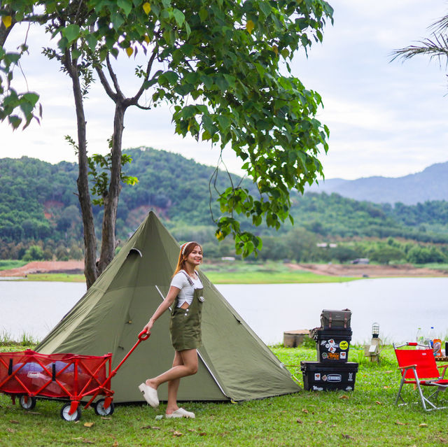 🏕️ พิมพ์ภาภัทรฟาร์ม เขาจุกลานกางเต็นท์ ระยอง⛺️
