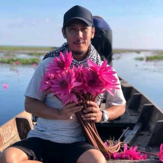 Coordinates for visiting Thale Noi: Take a boat to see the enchanting lotus flowers of Phatthalung.