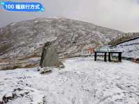 紐西蘭南島-公路旅行遇到雪：Crown Range Summit