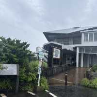 大雨霧霾中的鹿兒島櫻島火山🌋😅