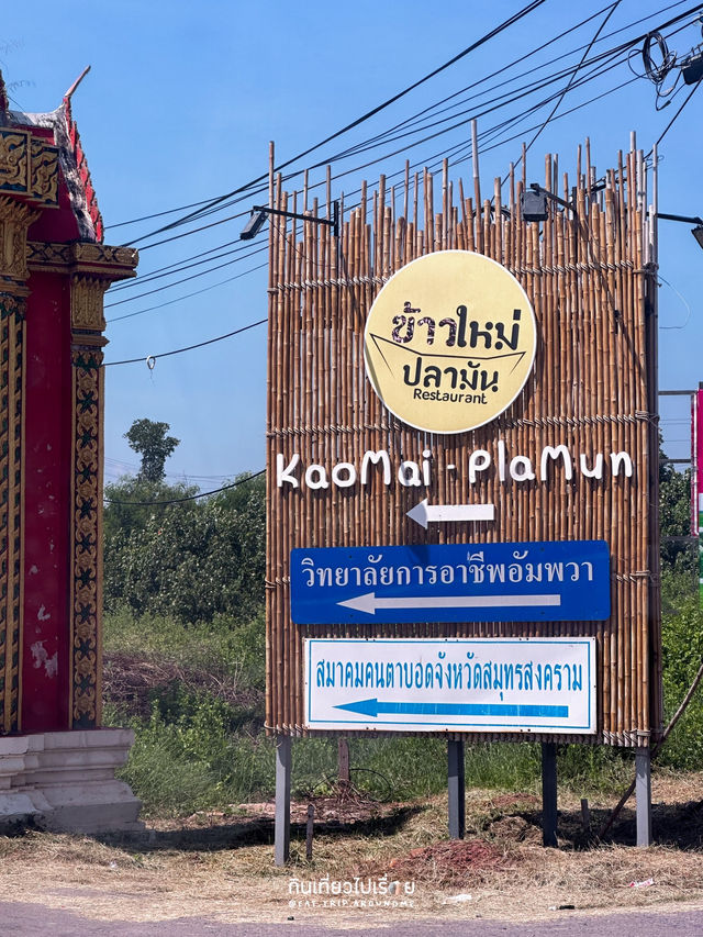 ร้านอาหารและคาเฟ่บรรยากาศร่มรื่นธีมไม้ไผ่