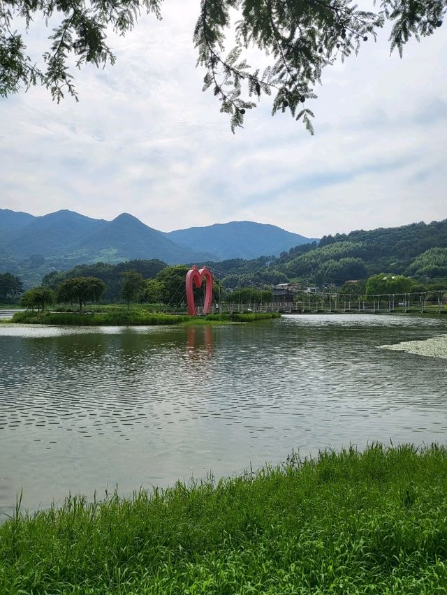 한적하게 거닐기좋은 하동여행지 동정호