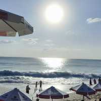 Enjoying Dreamland Beach