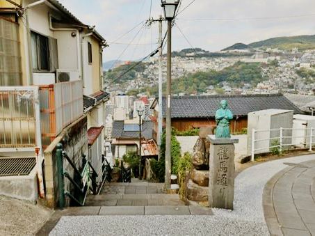 長崎🇯🇵龍馬靴子雕像