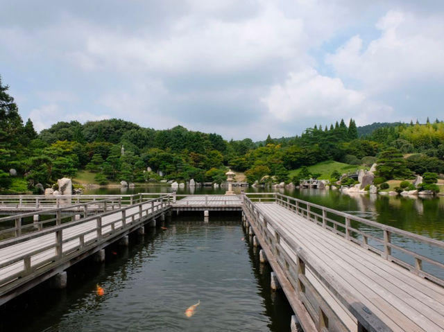 Hiroshima : สวนซันเคเอน Sankeien Garden