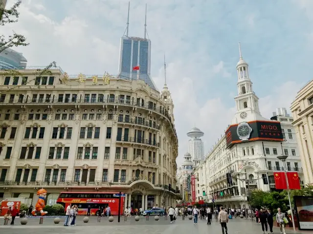 우리 가족의 난징로 보행자 거리 여행