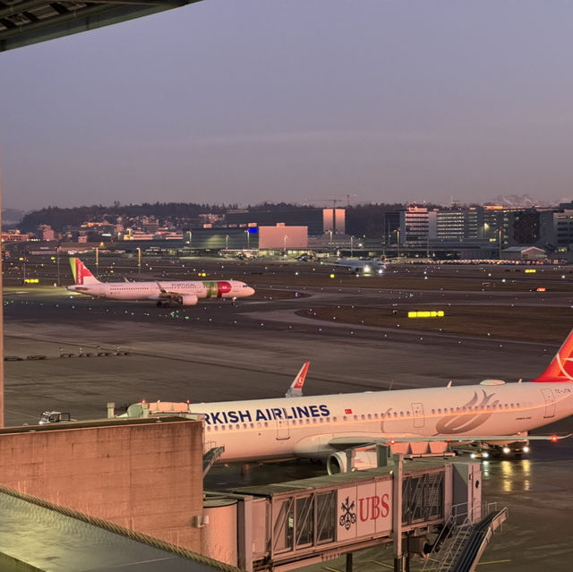 蘇黎世機場拍✈️