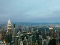 Golden Hour to City Lights at KL Tower! 🌅🌃