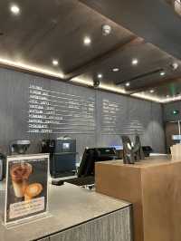 Have a cozy cafe space while enjoy the books paradise 